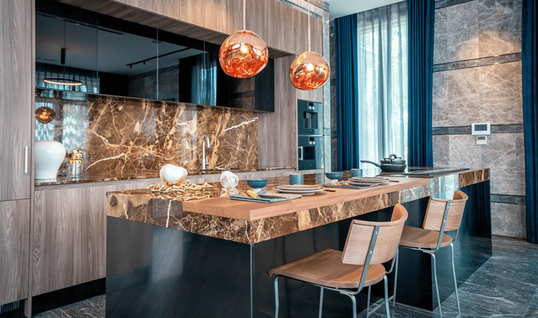 Bên trong căn hộ được đầu tư tiện nghi vô cùng sang trọng