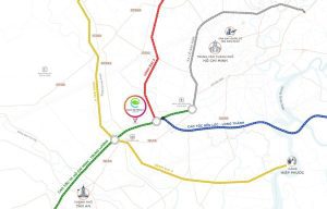 Ecopark Long An nằm tại vị trí siêu đắc địa khi nằm tiếp giáp với các tuyến đường lớn tại Long An 