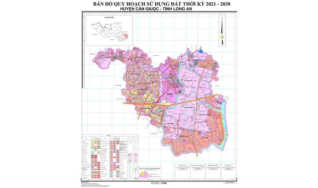 Bản đồ quy hoạch Huyện Cần Giuộc