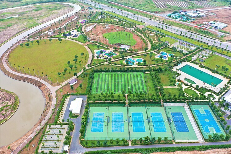 Biệt thự Park Village Waterpoint được chú ý bởi view công viên 25ha