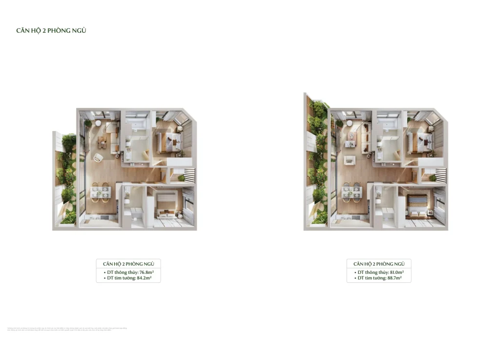 LAYOUT CĂN HỘ FOREST ONSEN