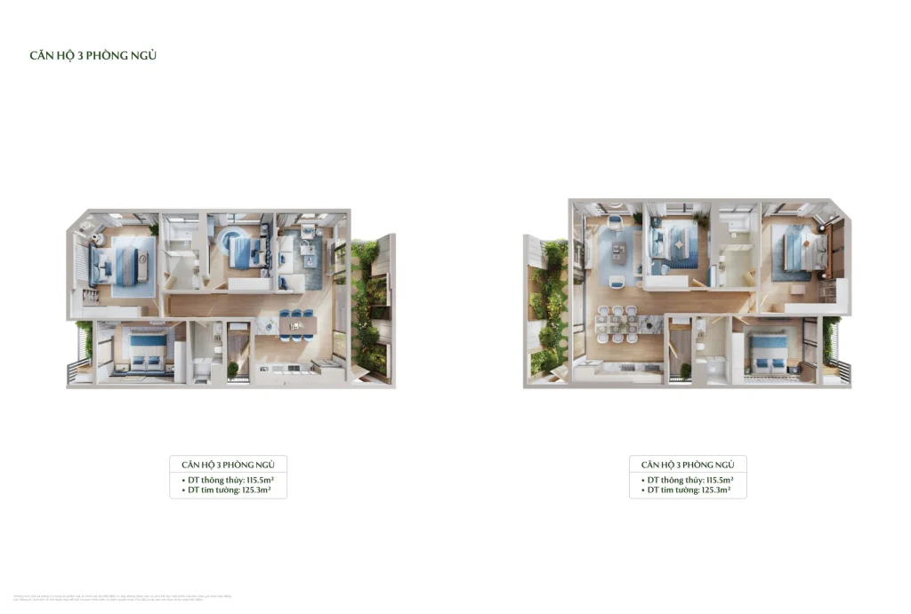 LAYOUT CĂN HỘ FOREST ONSEN