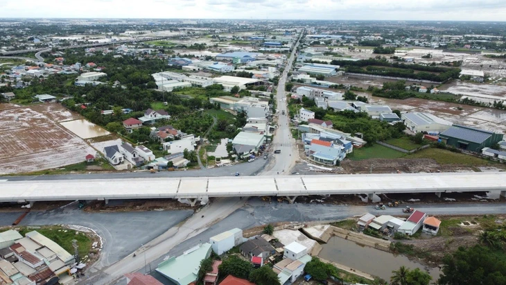 Tiến độ đường Nguyễn Hữu Trí (ĐT830C) tháng 8/2026 1 Đường Nguyễn Hữu Trí (ĐT830C)